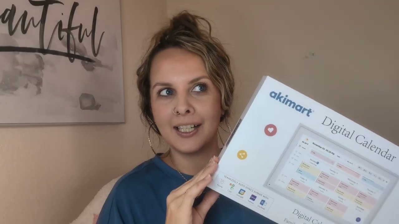 Digital Calendar & Chore Chart Review &ndash; Akimart 10.1&Prime; Family Display