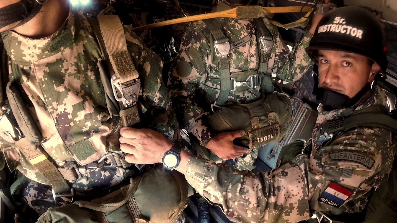 PARACAIDISMO MILITAR - PRIMERA REMESA 2018 Paraguay