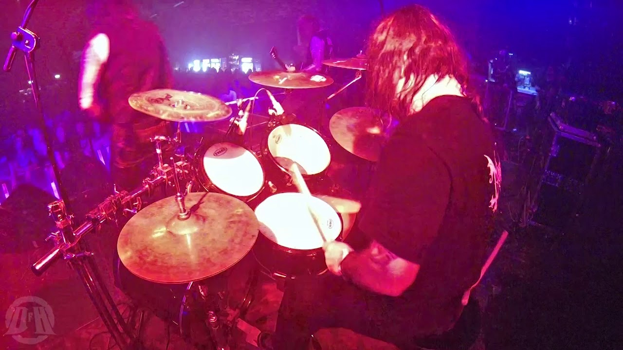 WITCHMASTER@Necroslaughter-Zaala-live in Poland 2017 (Drum Cam)