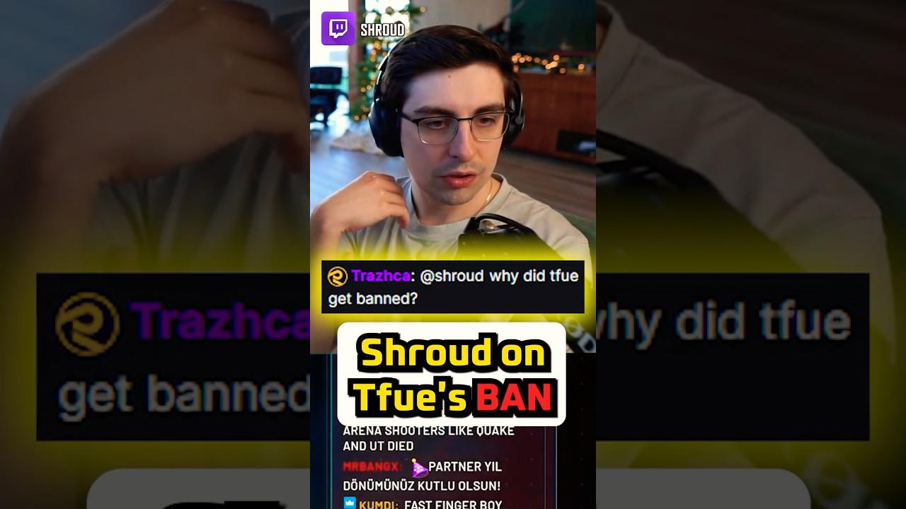Shroud Thoughts on Tfue's Ban