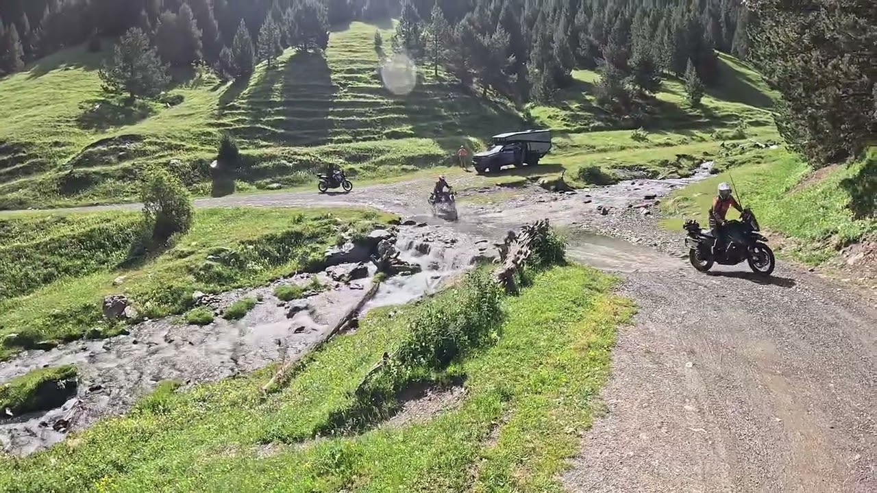 Riding the tobacco road - smugglers route - Pyrenees on a Ktm super adventure s