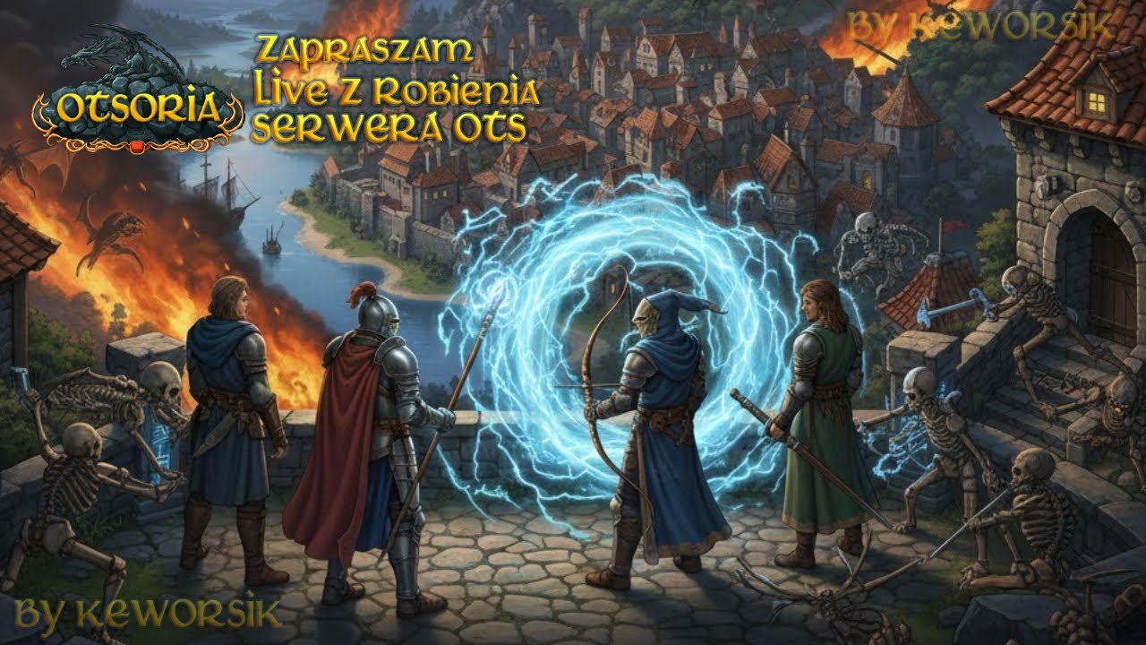Zapis Twitch | OTSORIA | Ots LiveStream Dzień 1. Pierwszy etap robienia serwera ots na żywo!