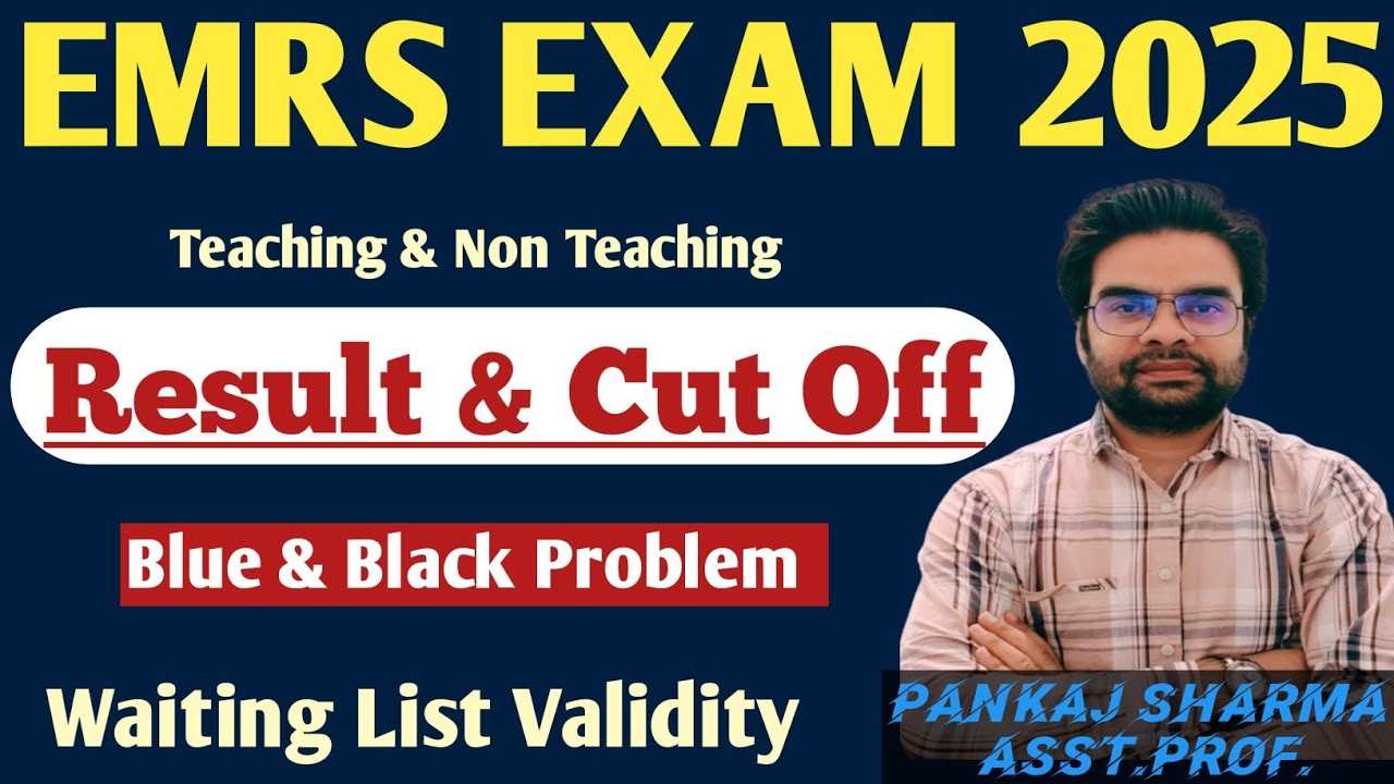 emrs expected cut off 2025 \ emrs result 2026 / emrs tgt / emrs pgt \ pk advance study