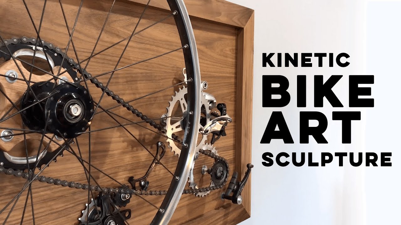 Kinetic Bike Art Sculpture // DIY Custom Moving Art //