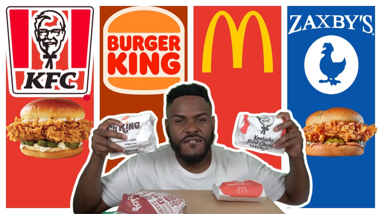 WHOSE SPICY CHICKEN SANDWICH IS THE BEST 2021 | (KFC, BURGER KING, ZAXBYS, MCDONALDS)