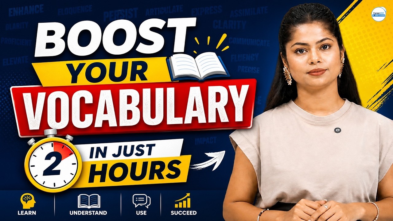 Master Your Vocabulary in Just 2 Hours! | Vocabulary Course by Udisha Mishra