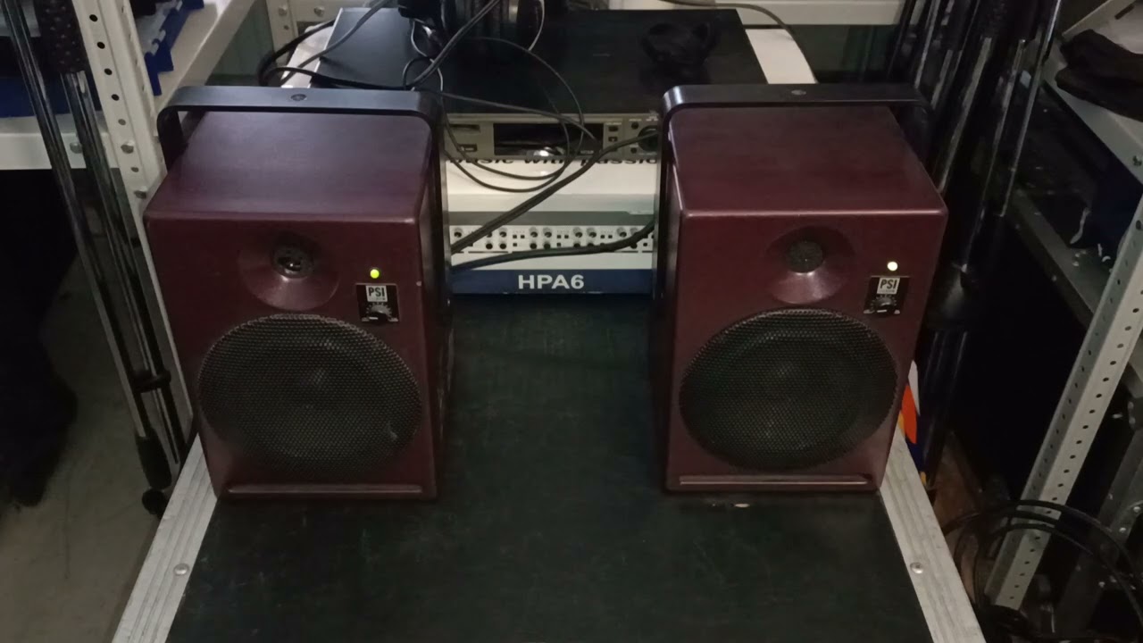 PSI Audio A14-M Red активные студийные мониторы Hi-End класса 100 Вт.
