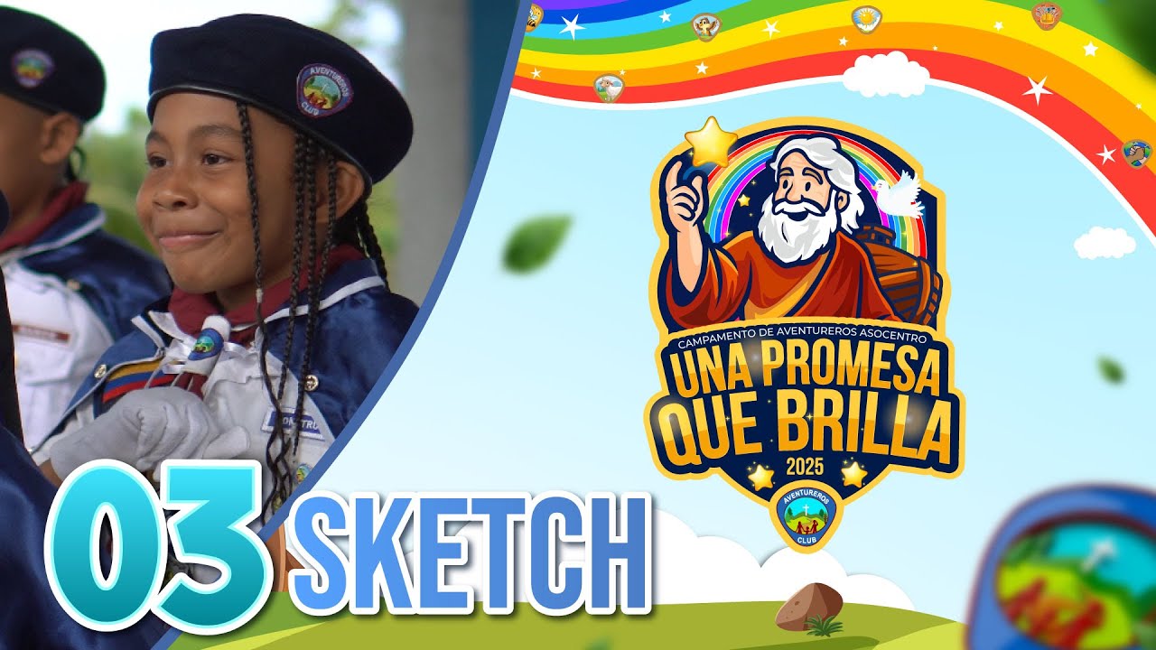🌟 Una Promesa Cumplida | Sketch Final – Campamento de Aventureros “Una Promesa que Brilla”