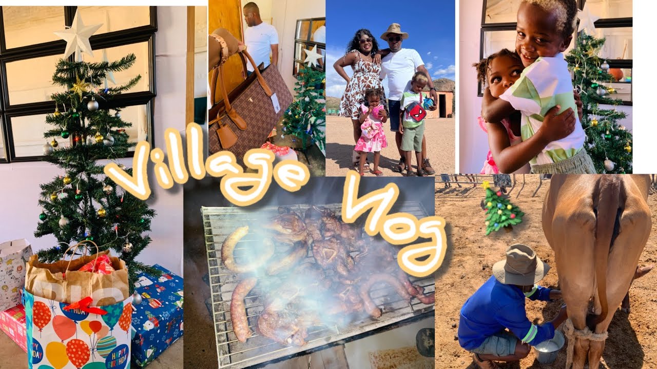 Village Vlog| Christmas gifting| New Year braai| Alil In Between 