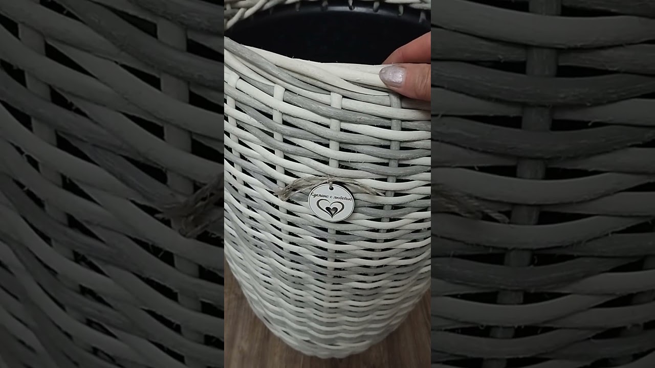 кашпо из двух вёдер, 2 часть