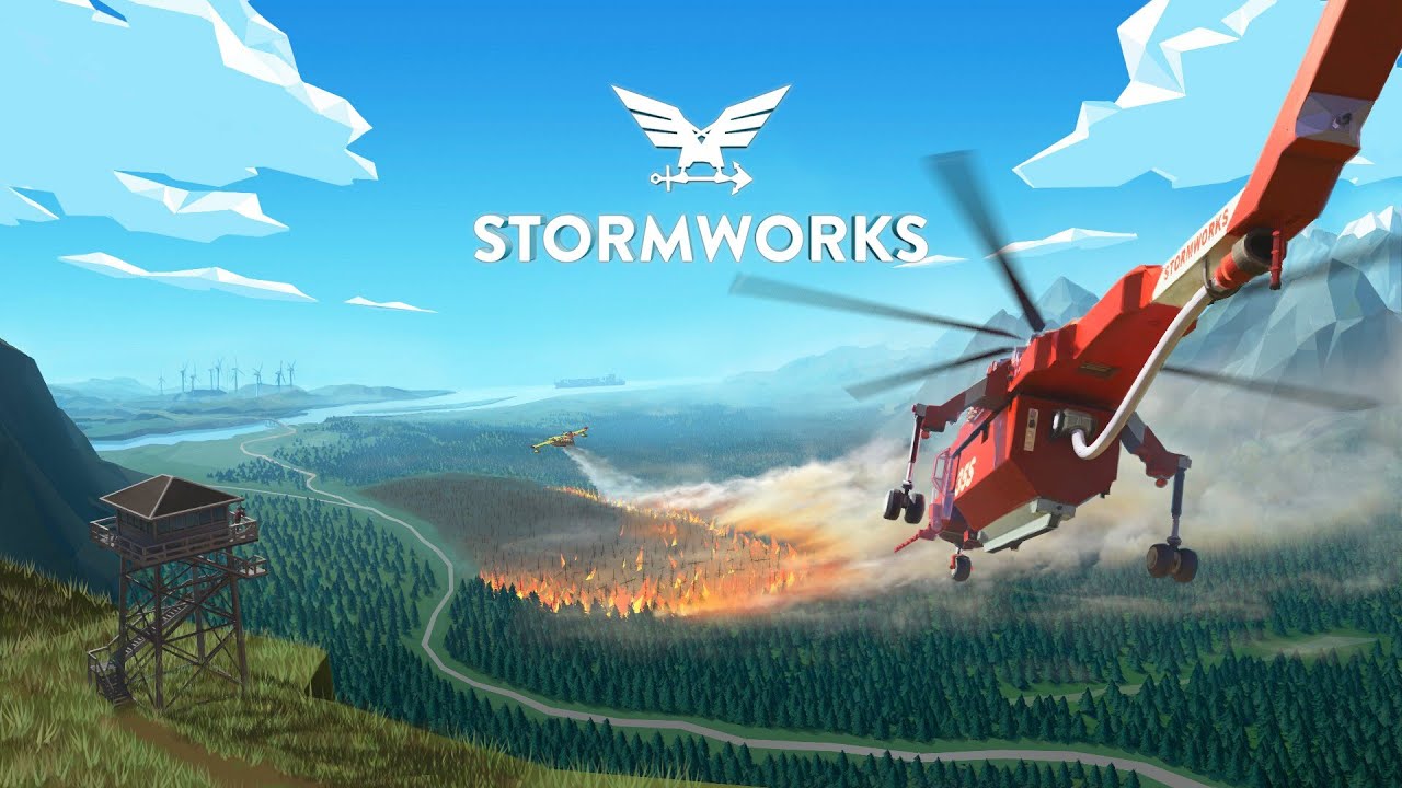 testing out the cannon in Stormworks: Build and Rescue