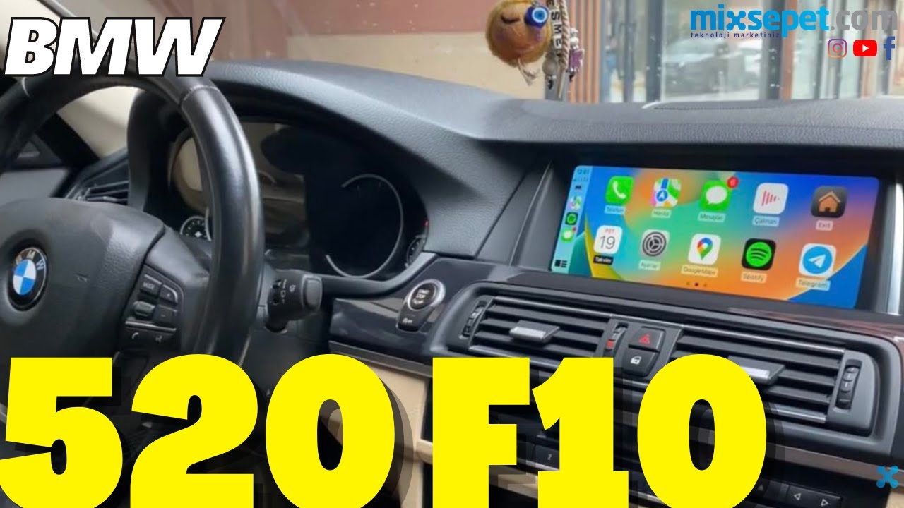 BMW F10! 5 Serisi KABLOSUZ CARPLAY NASIL YAPILIR?  #bmw nbt