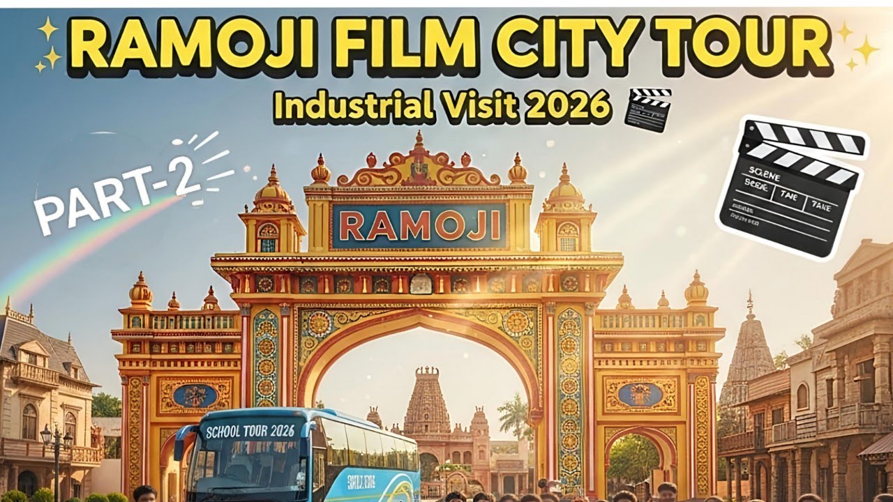 RAMOJI FILM CITY SCHOOL TOUR PART 2 | Industrial Visit vlog @ZPHSENROFFICIAL 