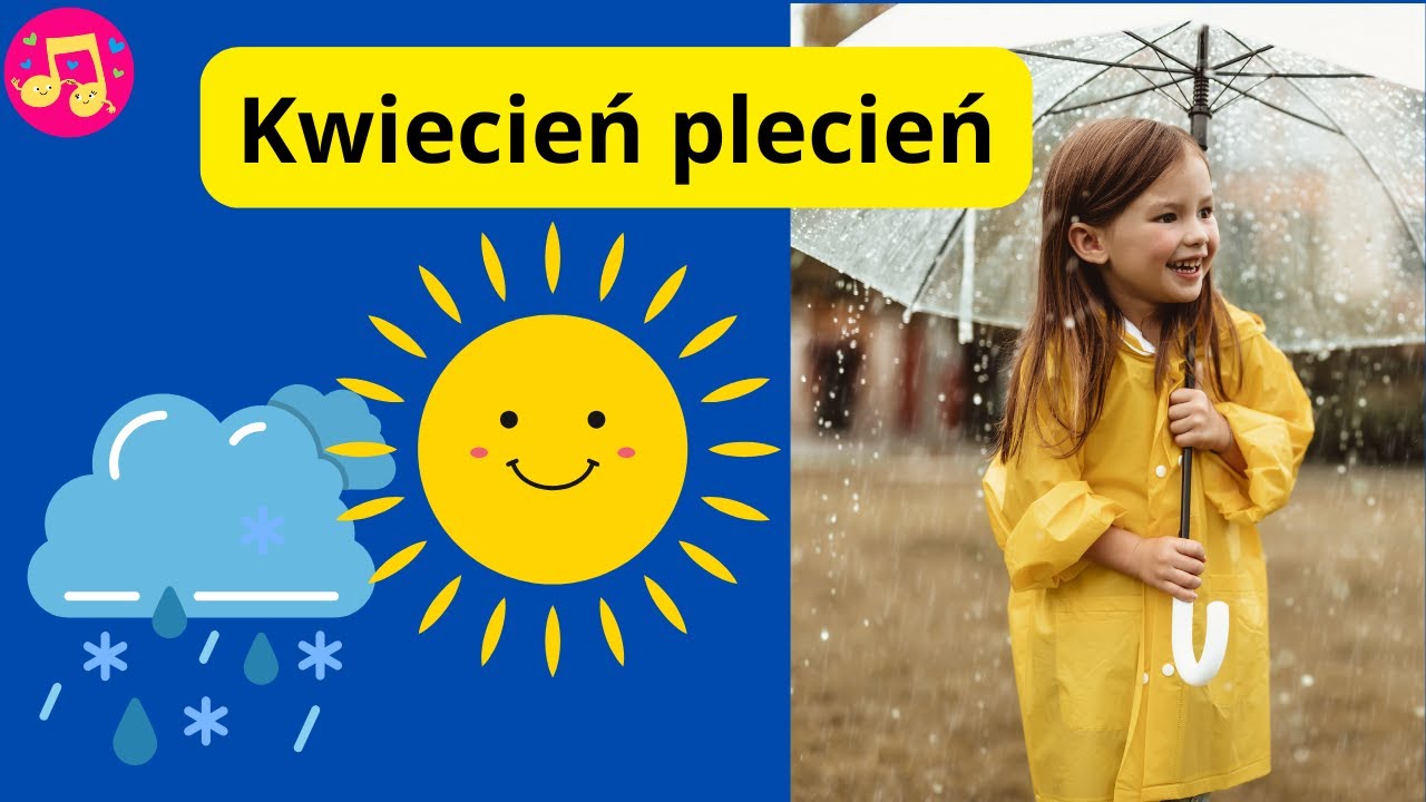 Kwiecień plecień - wesoła piosenka o wiosennej pogodzie #kwiecieńplecień  #wiosennapogoda #kolorella