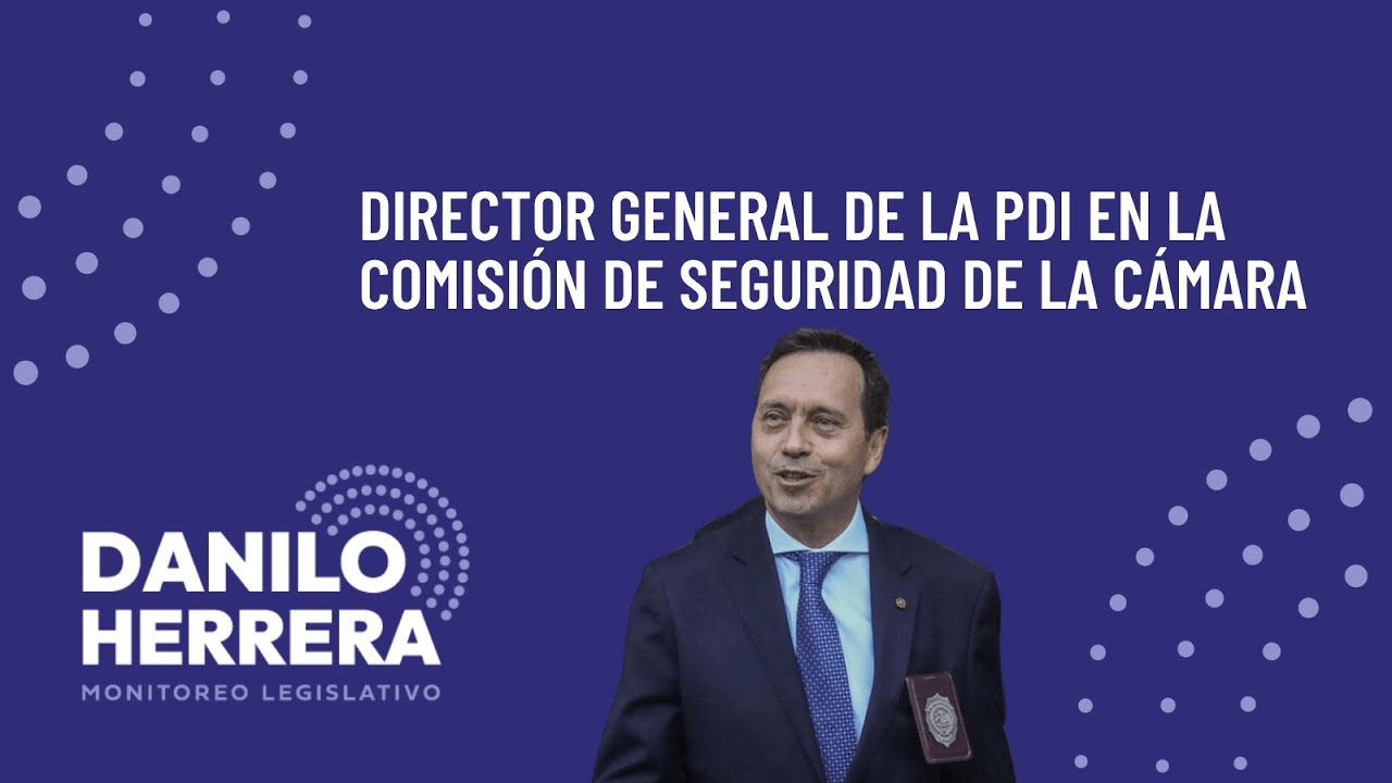 PDI Cerna explica las pol&eacute;micas con la ministra de Seguridad - 6 de abril