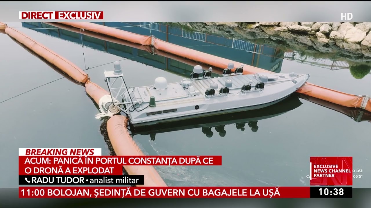 Dronă descoperită &icirc;n apropiere de Constanţa. S-au făcut evacuări