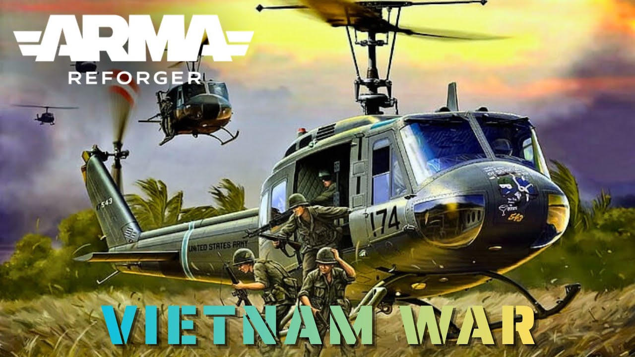 Vietnam War in Arma Reforger | Brutal Jungle Fights & Air Assault
