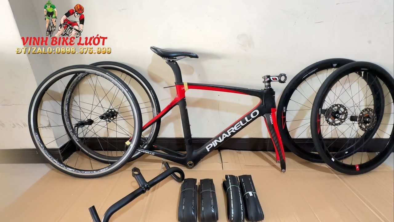 Giảm giá mạnh khung sườn PINARELLO GANS hàng chính hãng Ytalya, đấu giá thị trường Nhật 