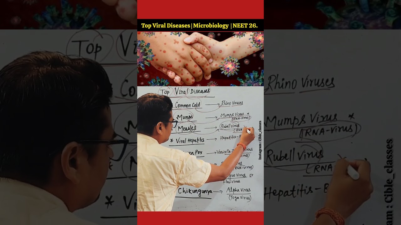 Top Viral Diseases 🔥 | NEET 2026