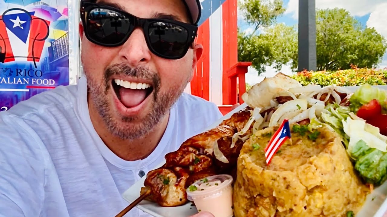 Puerto Rico Italian Food Truck hacen unos CLASE DE PINCHOS y un Mofongo FUERA DE LIGA