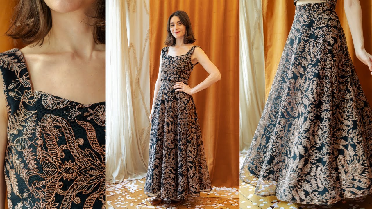 SKETCHES (LES 4 À LA SUITE) : MA ROBE DE FÊTES APOLLINE PATTERNS