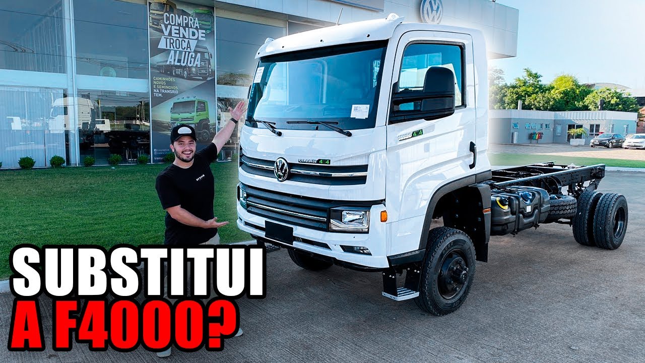VW DELIVERY 4X4, O ÚNICO CAMINHÃO 3/4 TRAÇADO VENDIDO 0 KM NO BRASIL!
