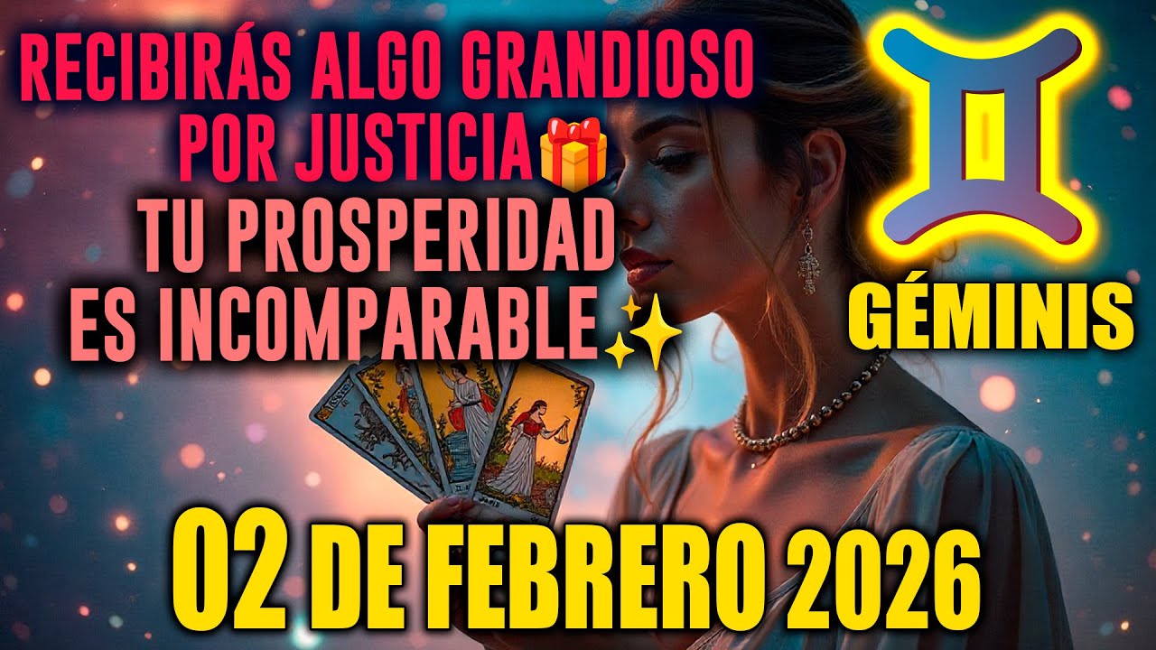 Géminis♊ RECIBIRÁS ALGO GRANDIOSO POR JUSTICIA🎁TU PROSPERIDAD ES INCOMPARABLE✨ horóscopo de hoy