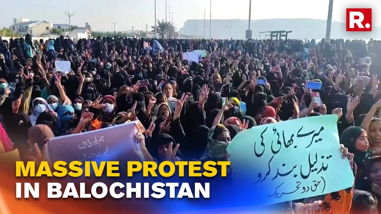 Thousands Of Women Hold Protest Rally In Balochistan; Demand Basic Rights Including Clean Water