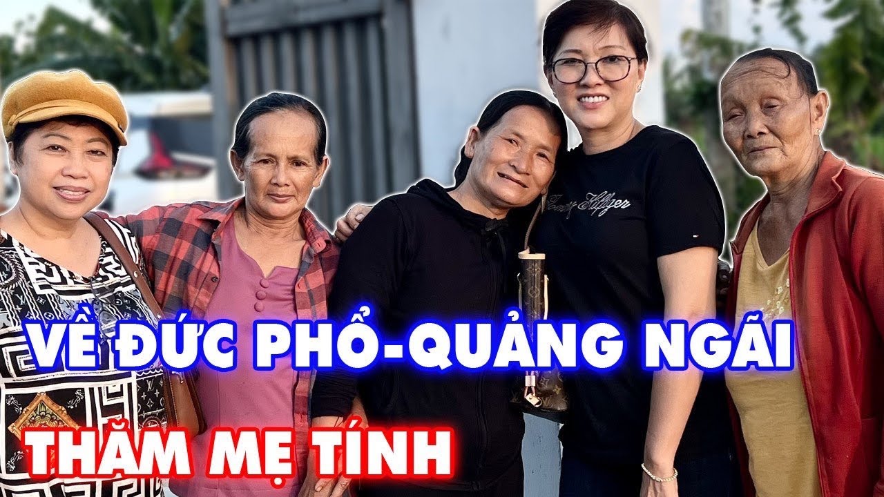 Về thăm MẸ TÍNH của HỒ BÍCH TRÂM ,vẫn chân đất vẫn vừa cười vừa vổ vai P Dung bốp bốp.. đau nhe ❤️