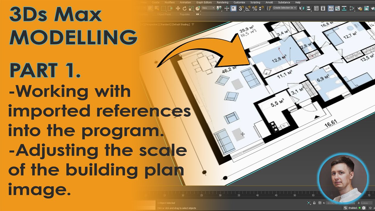 3ds Max SIMPLE MODELLING To VIZ  | English subtitles | Part 1|4_ | #3dsmax #render #modeling