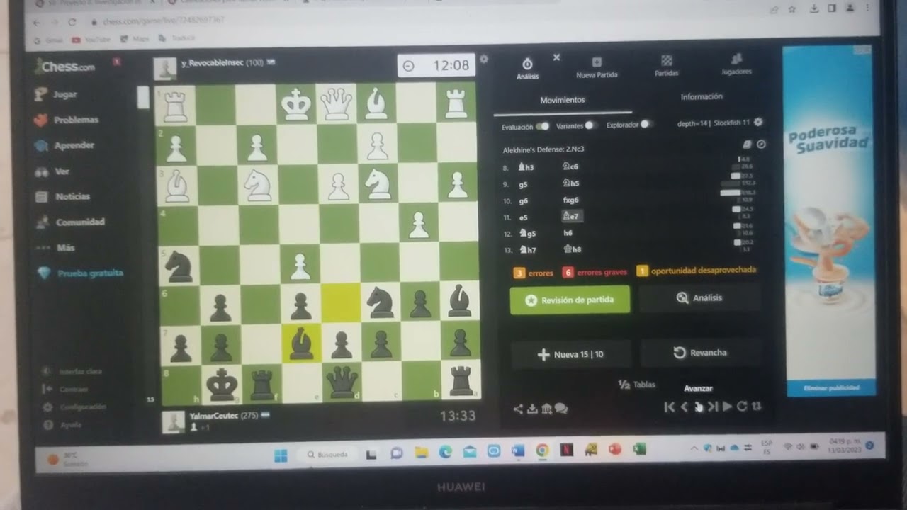 juego con piezas negras, usando t&aacute;ctica India de Dama