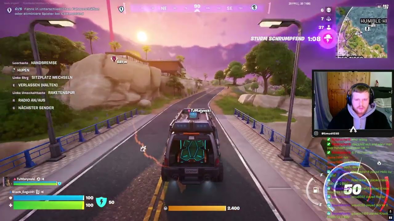 Das ist mir noch NIE in Fortnite passiert  auch mit laggs geht es vorran