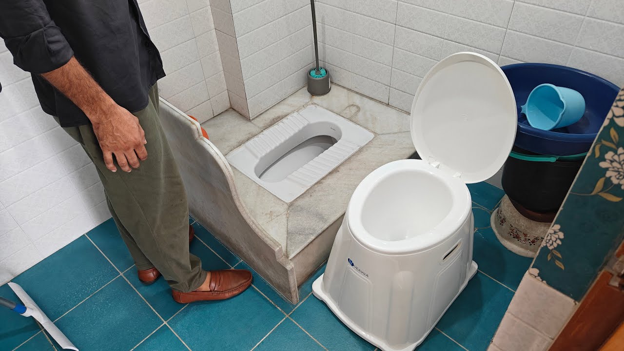 Toilet converter Indian to western