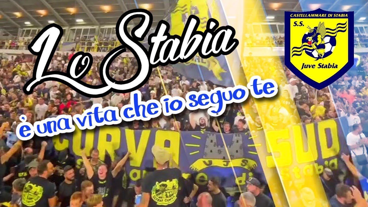 Lo Stabia è una vita che io seguo te - Coro ultras Juve Stabia [CON TESTO]