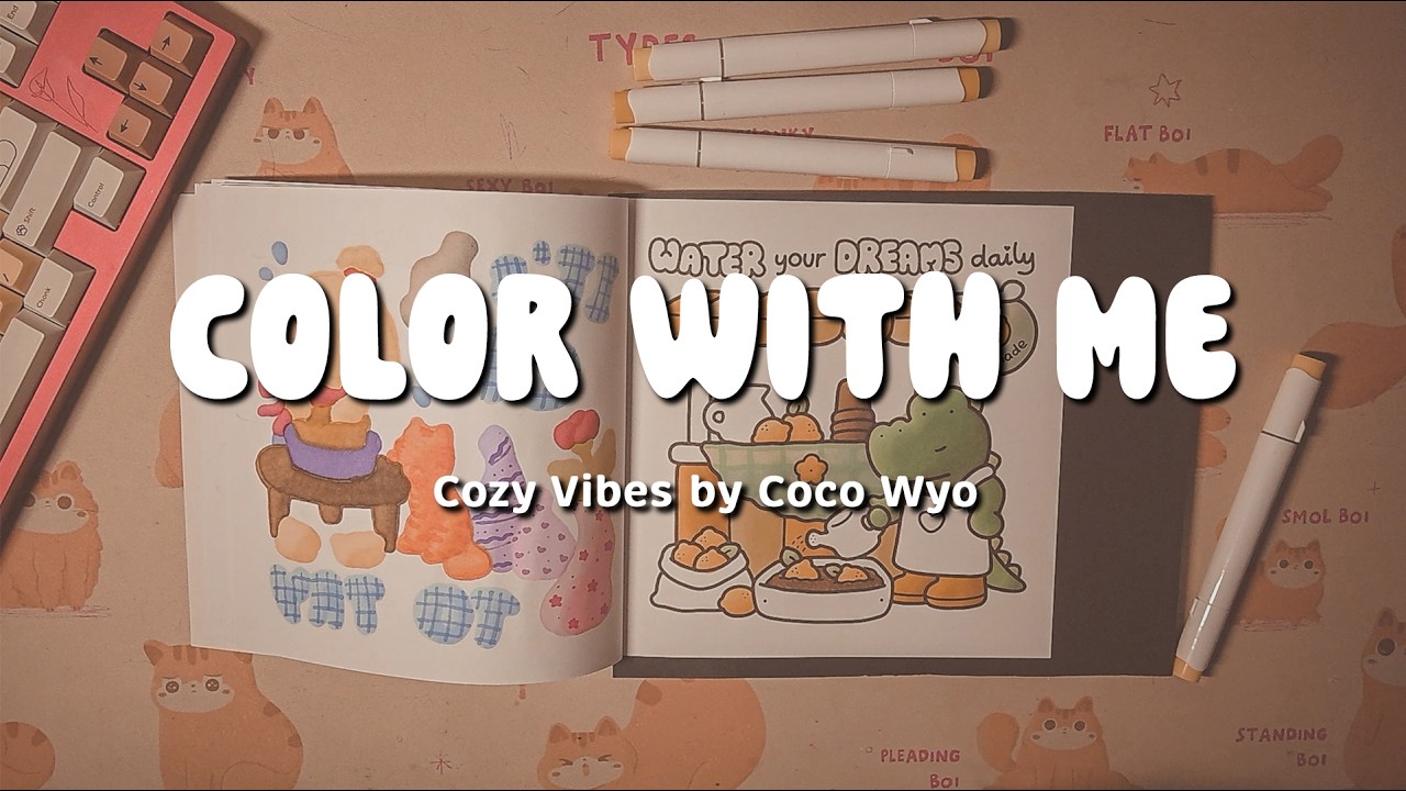 COLOR WITH ME | Cozy Vibes by Coco Wyo