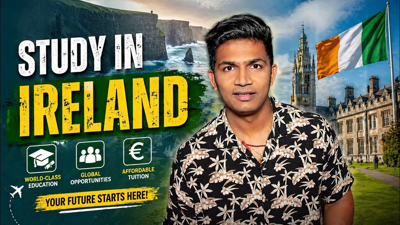 Ireland Student Visa 2026 🇮🇪 | 1 Year Study &rarr; 2 Year Work Visa 😱 Full Cost & Reality Check!