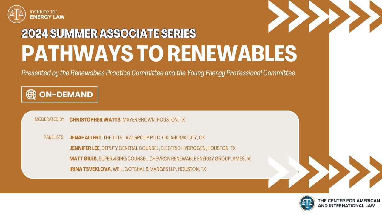 Pathways to Renewables