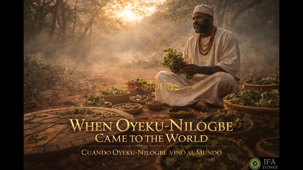 Ifa Odu:Òyẹ̀kún Ògbè- Cuando Oyeku-Nilogbe vino al Mundo
