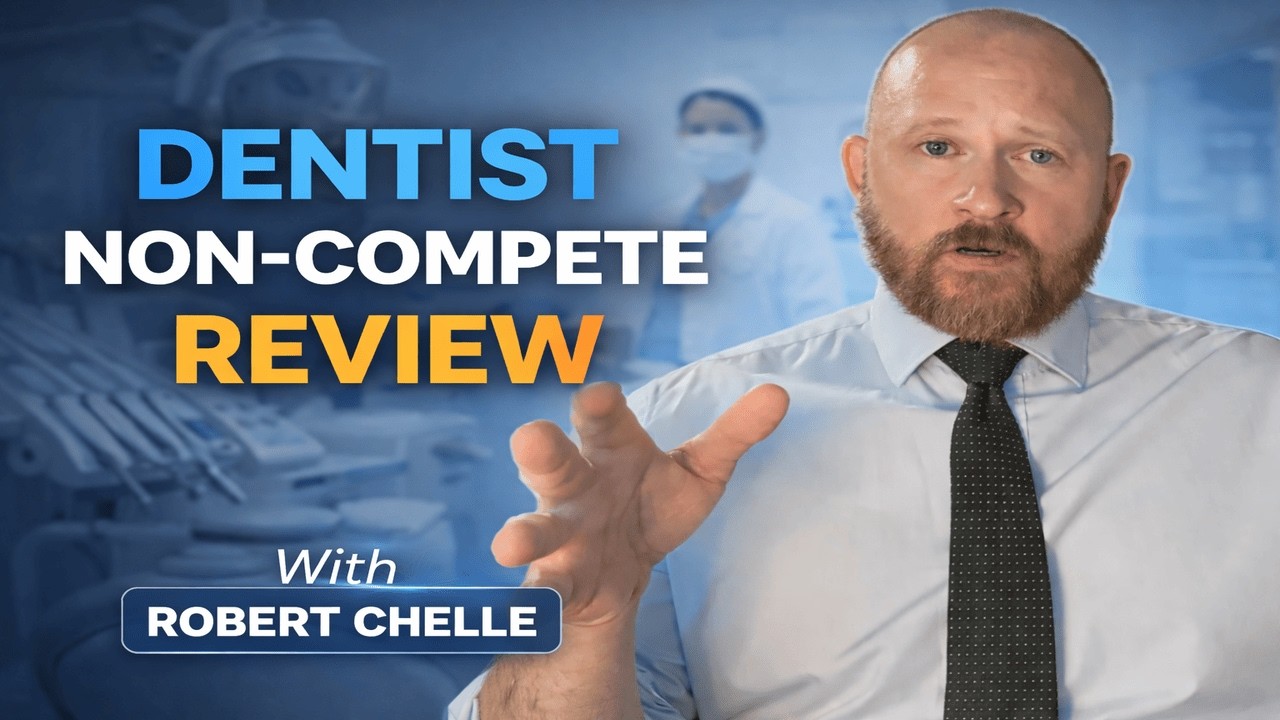 Dentist Non-Compete Review | Dental Contract Restrictive Covenant Explained