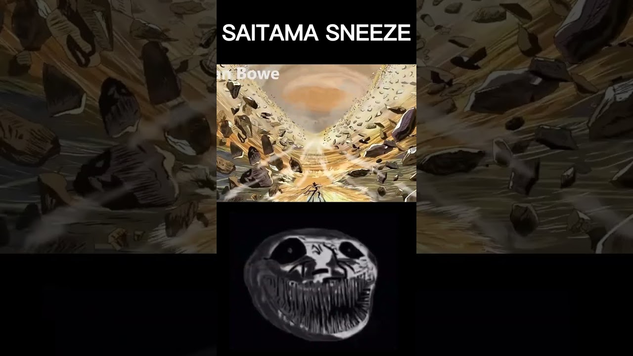Saitama Sneeze Destroys Jupiter Reaction