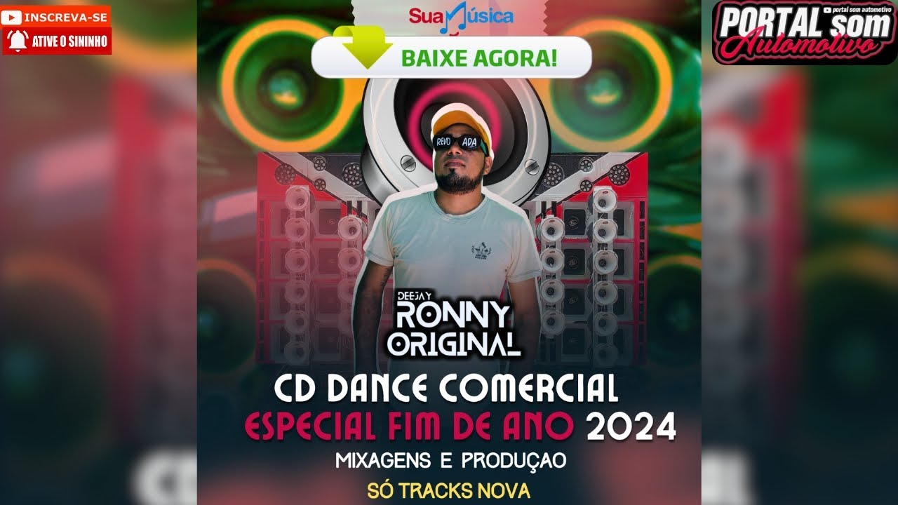 ✅CD DANCE COMERCIAL  ESPECIAL FIM DE ANO 2024 DJRONNY ORIGINAL💥