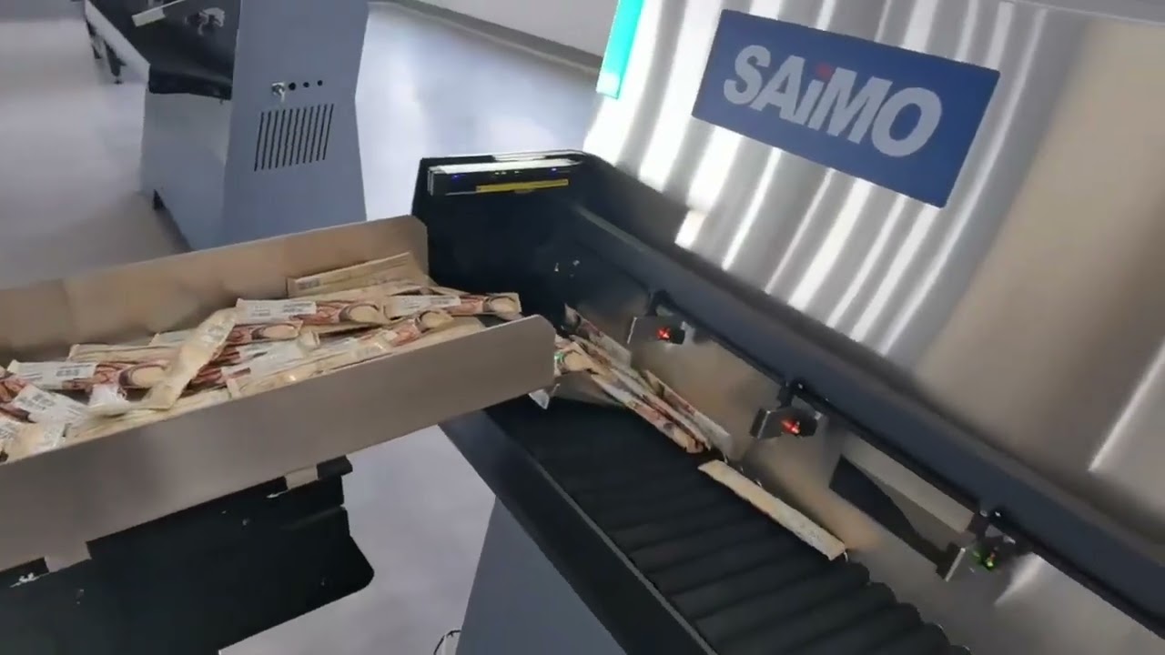Stick bag sorting machine | sachets sorting counting machine