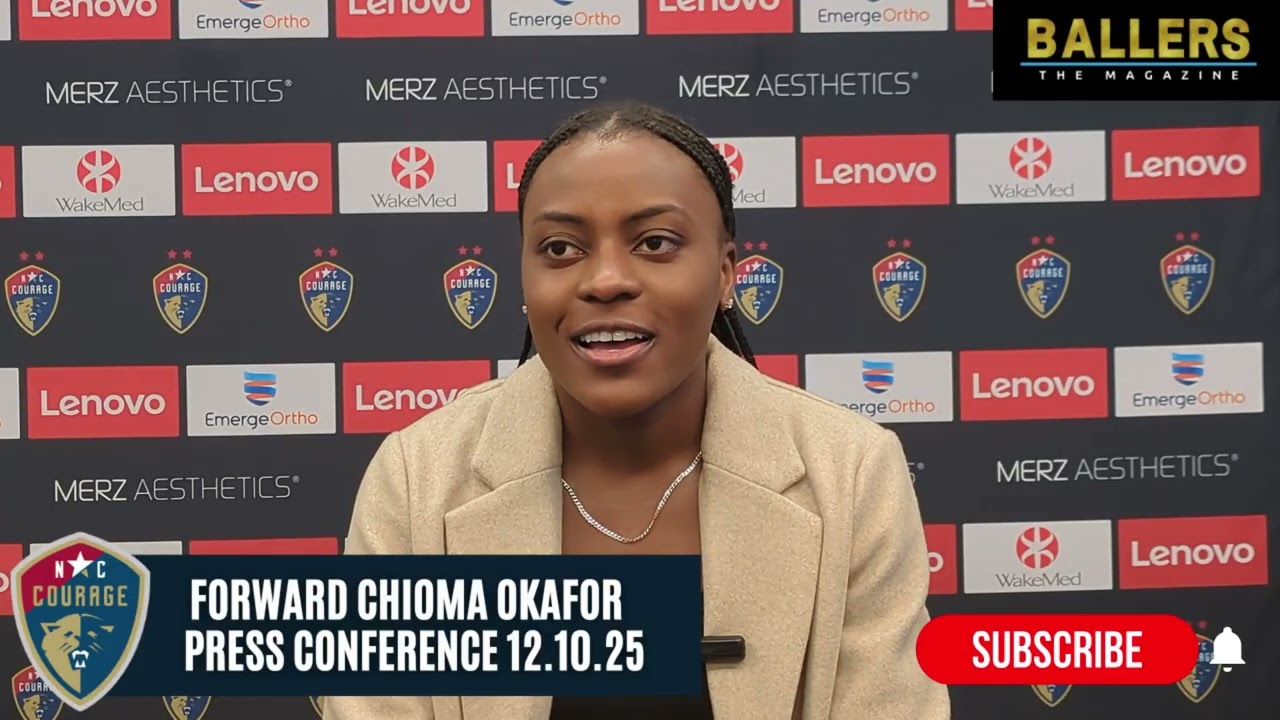 Forward Chioma Okafor Signs With North Carolina Courage Through 2028: Press Conference ⚽| 12.10.25