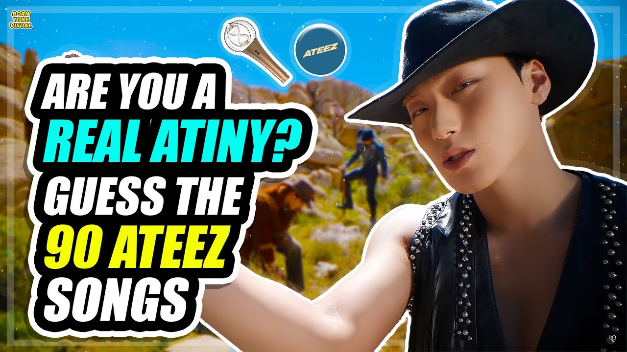 NAME 90 ATEEZ SONGS - ULTIMATE QUIZ | KPOP QUIZ 2024