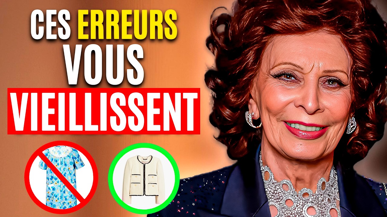 VÊTEMENTS qui vous VIEILLISSENT : ce que +50 doivent ÉVITER