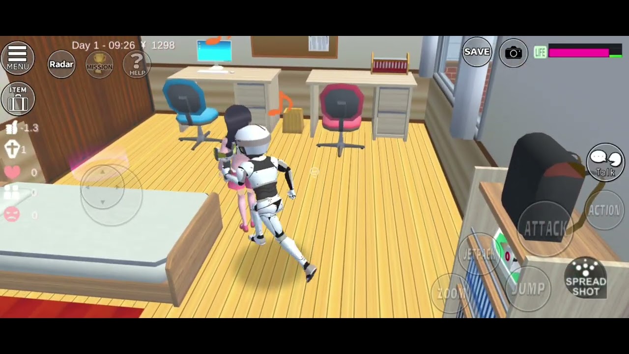 YUTA menyerang markas Yakuza 😱//sakura school simulator 