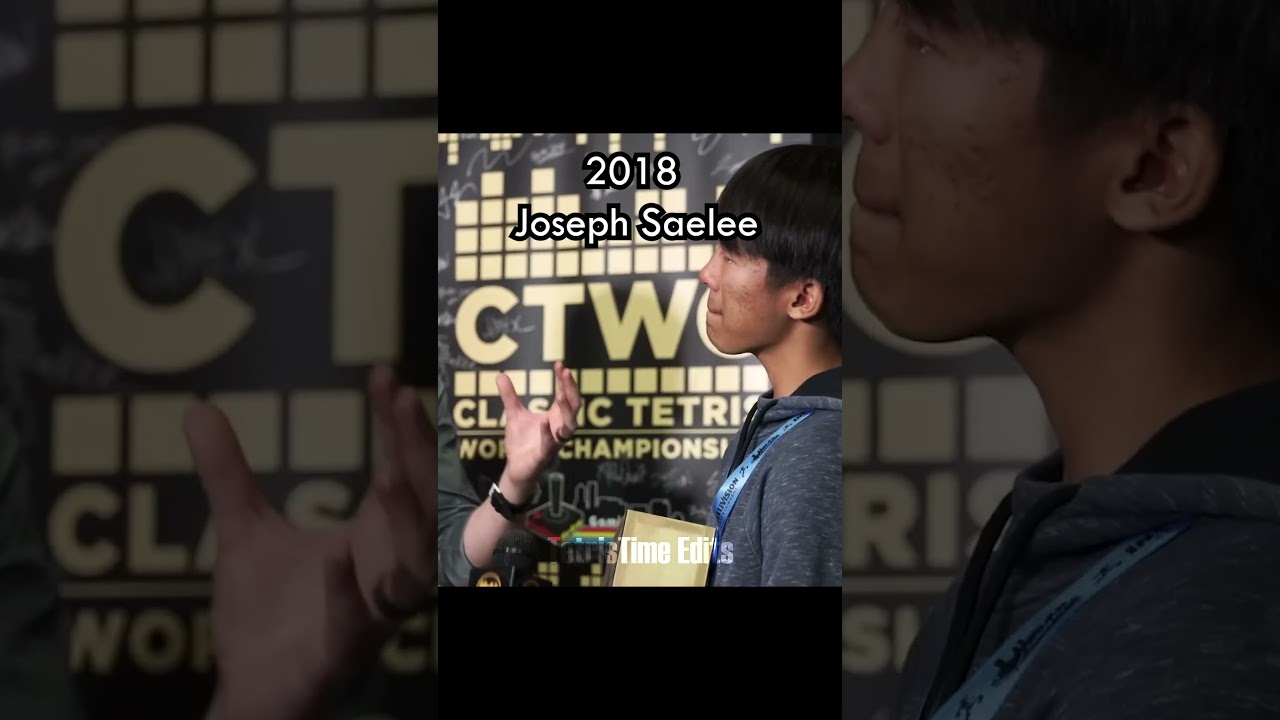 Every CTWC Champion 2010-2024 #tetris #retrogaming #classictetris #champion
