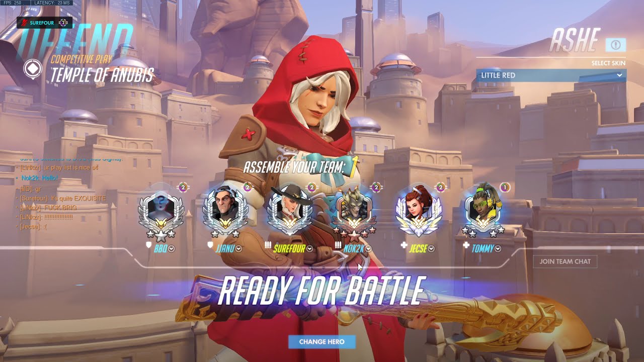 Overwatch Surefour Playing Ashe = 100% Win Rate - Sick Aim -