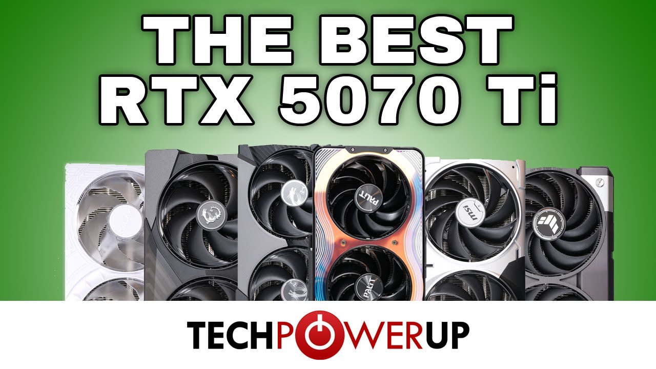 Обзор лучшей видеокарты RTX 5070 Ti — 6 карт — MSI, Palit, ASUS и Galax