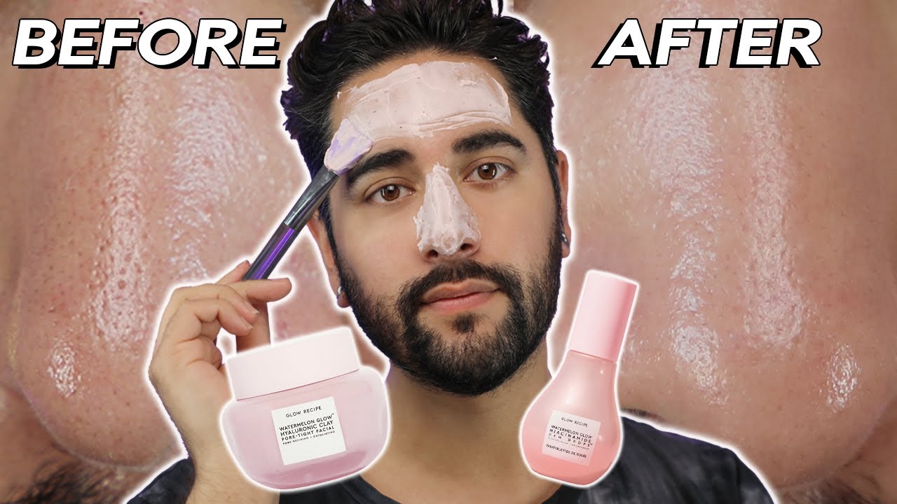 A Pore Refining Facial! My Obsession With Glow Recipe Continues! AD